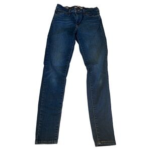 Levi’s 720 high rise super skinny dark wash jeans